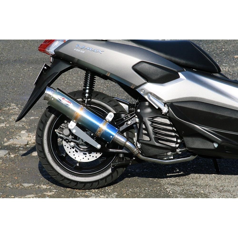 RPM (RPM) Full Exhaust Muffler 80D-RAPTOR Blue Titanium YAMAHA NMAX155 6057Z