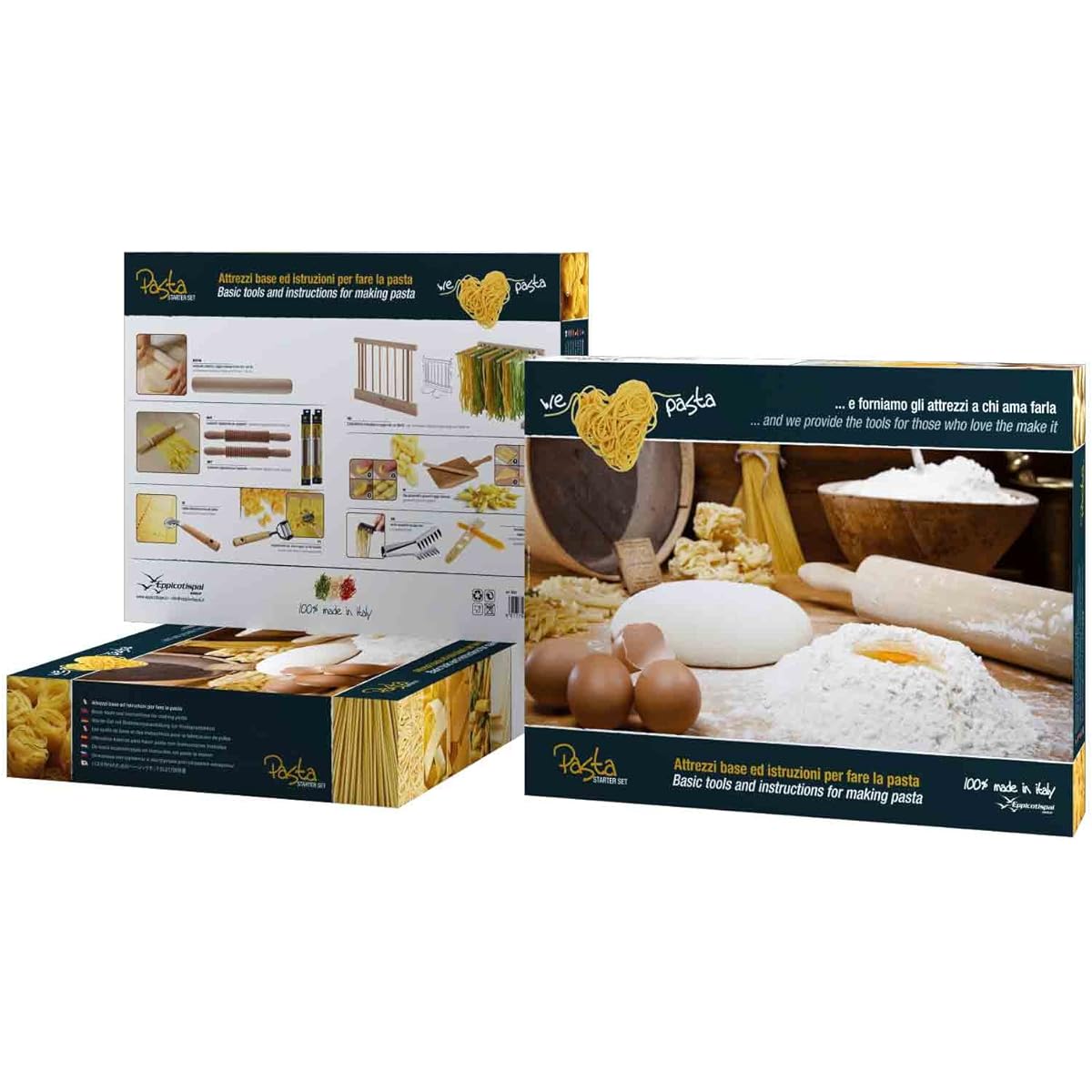 Eppicotispai 9-Piece Pasta Starter Set, Cream by Eppicotispai