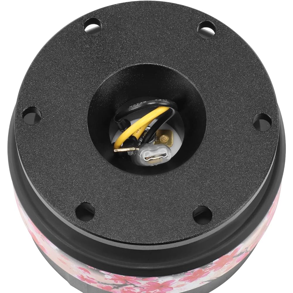NRG Innovations NRG-SRK-200BK-SAK GEN 2.0 Steering Wheel Quick Release Adapter 6 Hole Mounting Bolt Quick Release-Black Body/Scratch Prisma Collab with
