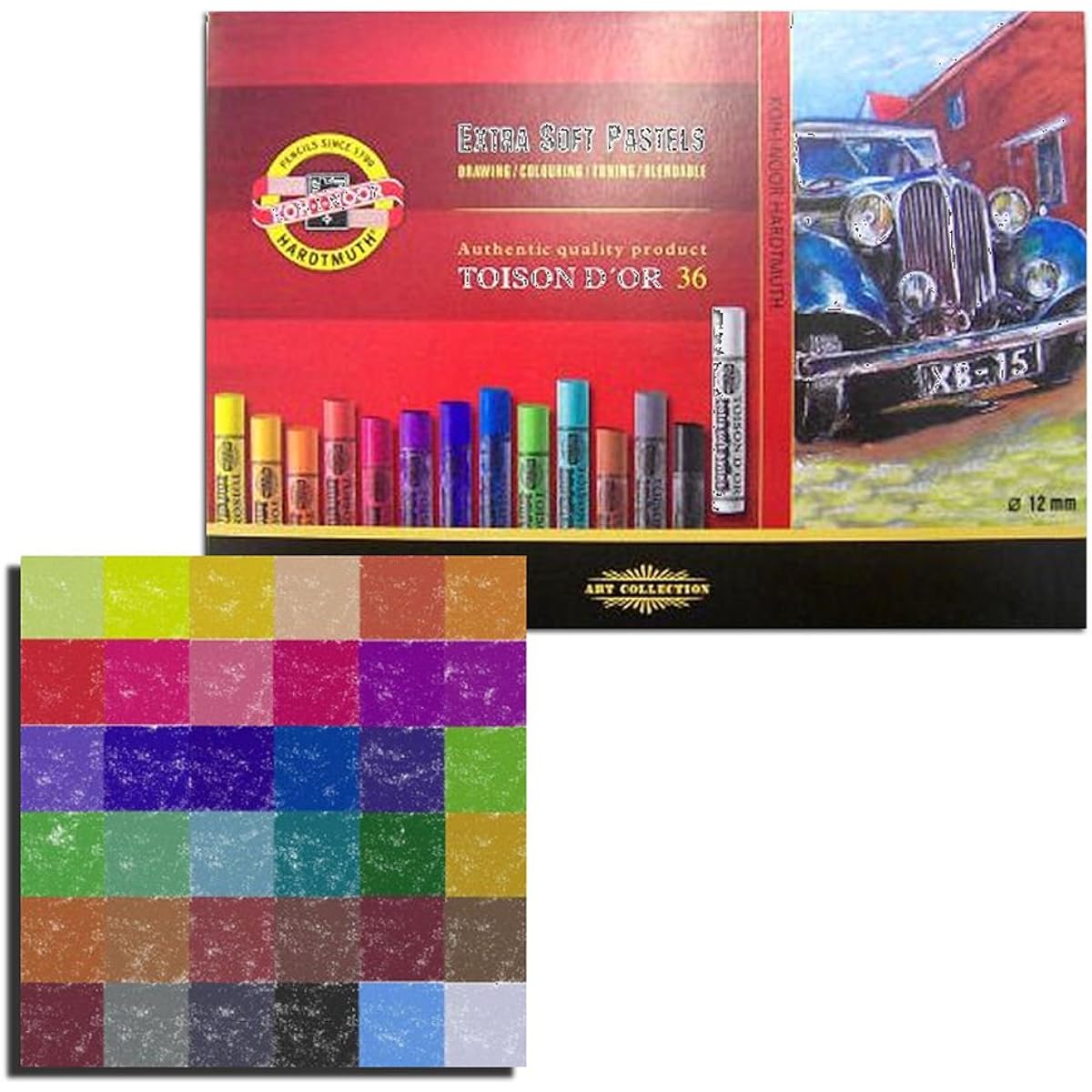 KOH-I-NOOR Set Artist extra soft pastel 8555 36 36 in SET 8555036001KZ