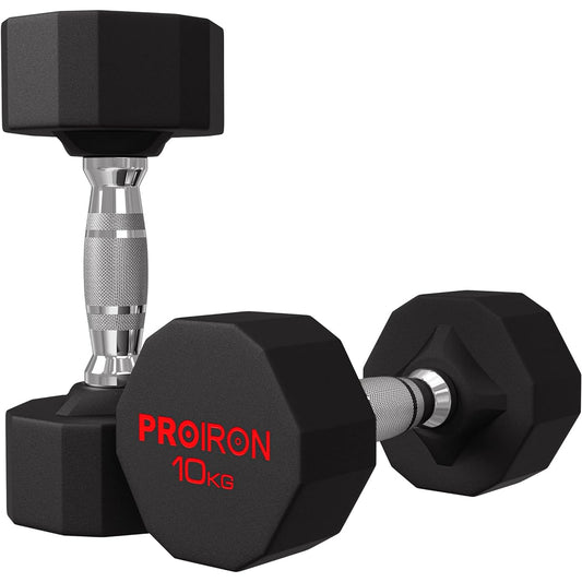 PROIRON one piece steel dumbbell 3kg 5kg 8kg 10kg 12kg 16kg 20kg 24kg iron array dumbell set suitable for home and commercial use
