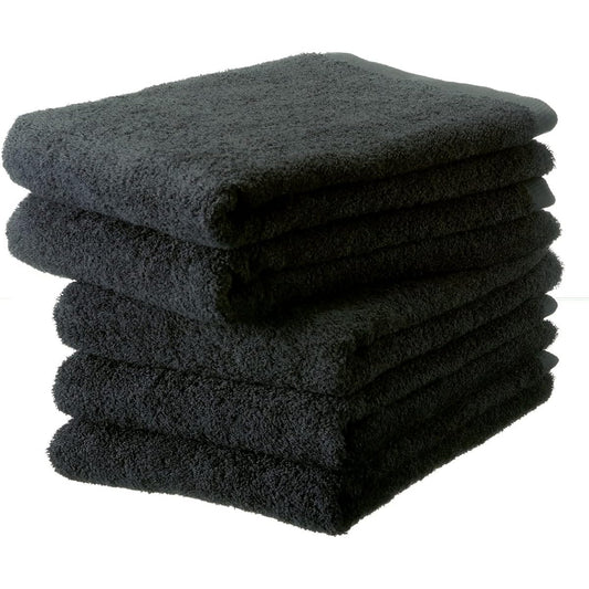 Hotel Bath Set of 5 Bath Towels Made in Japan Senshu Towel (Approx. 60 x 120cm) Charcoal Gray