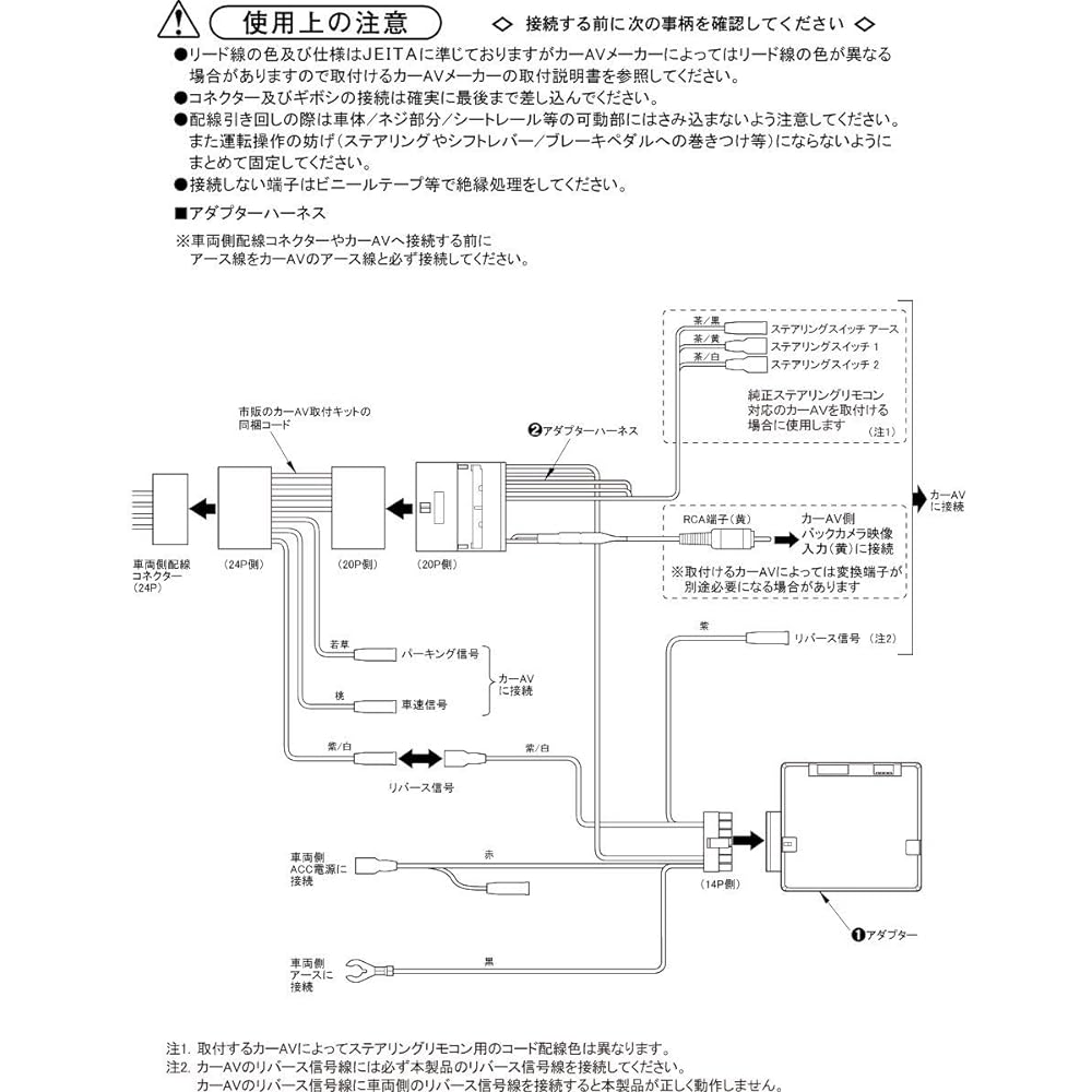 [OneTop] Panoramic monitor conversion adapter for Toyota/Daihatsu vehicles (TPD071BA)