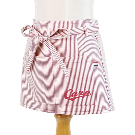 Hiroshima Carp Cafe Apron Carp Women's Carp Goods Below the Waist Free Size All Seasons Striped