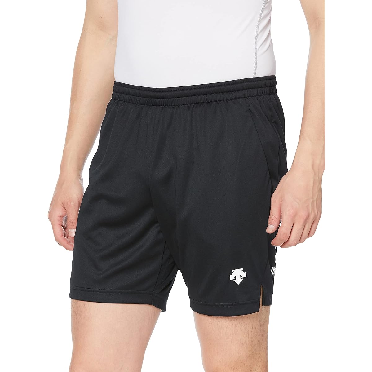 [DESCENTE] Shorts Volleyball Stretch Waist Strap Unisex Men Women