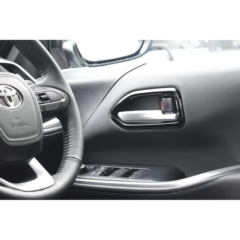 SecondStage Toyota Noah Voxy 90 Series NOAH VOXY Front Door Bezel Panel Piano Black T672BLK