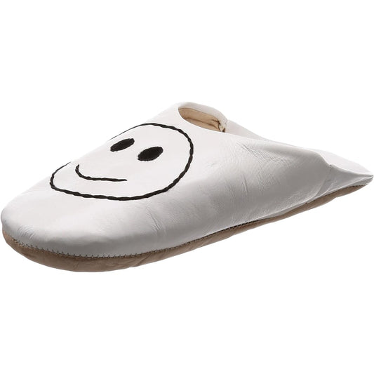 [Fatima Morocco] Men's Smile Embroidery Babouche MFM004