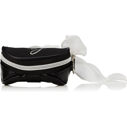 [DESCENTE GOLF] Golf Ball Holder [LUXE] Holds 2 Balls with Tee Holder Luxury Elegant Stylish DQCTJX61 Women's BK00 (Black)