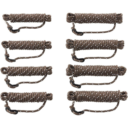 LOGOS Tough Reflector Flexible Rope (Set of 8) 71909009 Tent Family Tarp Tent