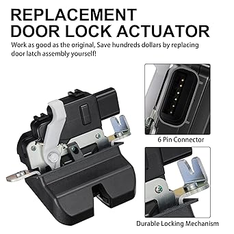 SYERAL Tail Gate Latch Acembritran Crid Actuator 81230-C5000 KIA 2016-2020 SORENTO compatible Lift Gate Latch Rock