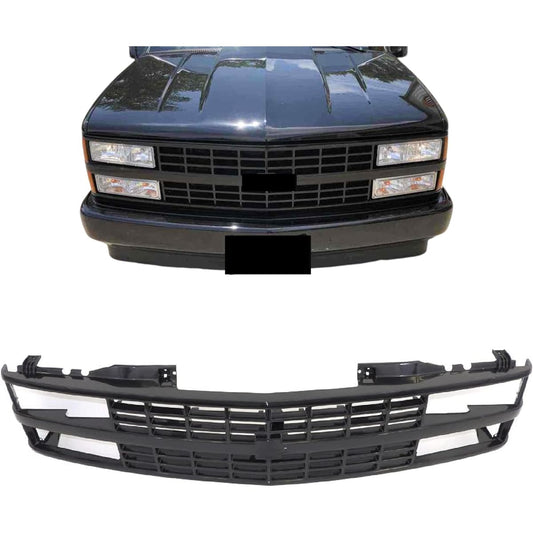 Perfit Liner Front Black Grill Grill 88-93 CHEVY C10 C/K 1500 2500 3500 Pickup Track Blazer Supports SUV initial design GM1200228 15615108
