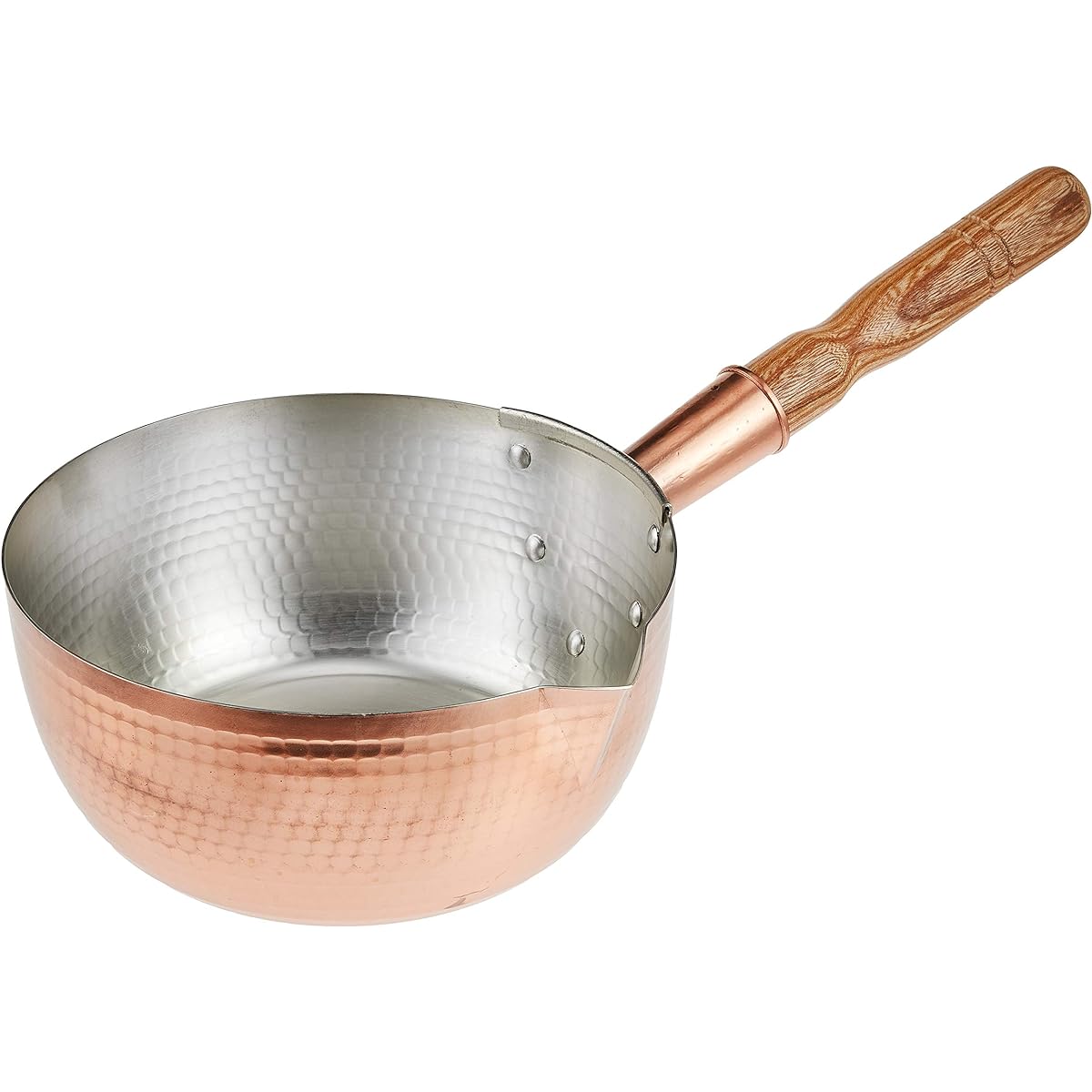 Marushin Bronze Ware Yukihira Hotpot Copper 21cm