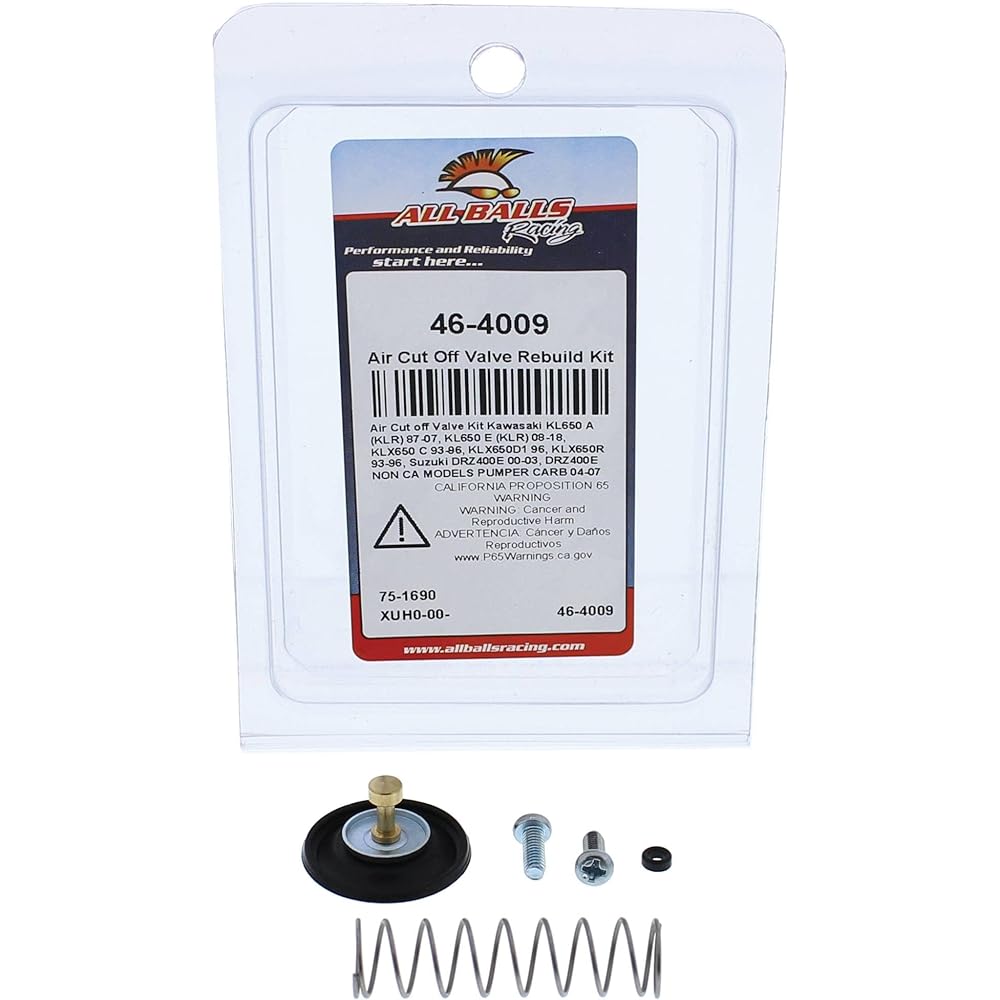 ALL BALLS Air Cut Off Valve Kit 87-18 For Kawasaki KLR650