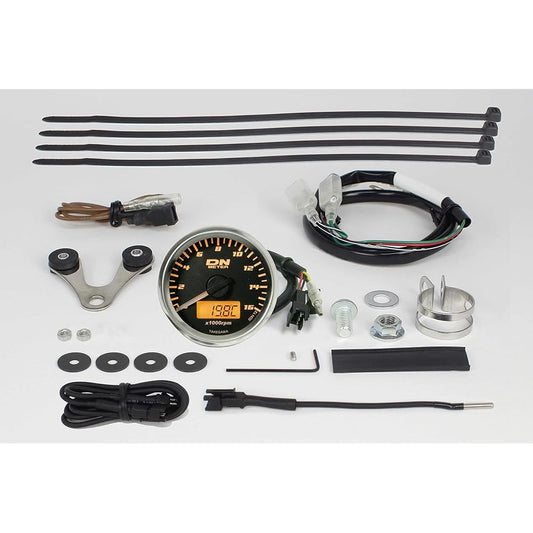 Special parts TAKEGAWA Φ48 small DN tachometer kit (orange LED) Cross Cub 50/110 05-05-0073
