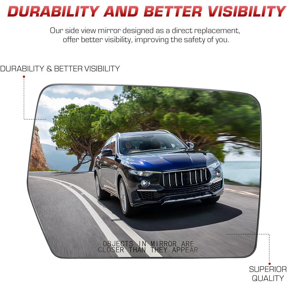 Live side view and heated mirror glass set F150 2011 2012 2011 2013 2014 Side view heating convex mirror with blind spot with rear holder BL3Z-17k707-E+4L3Z-17K707-DA exchange