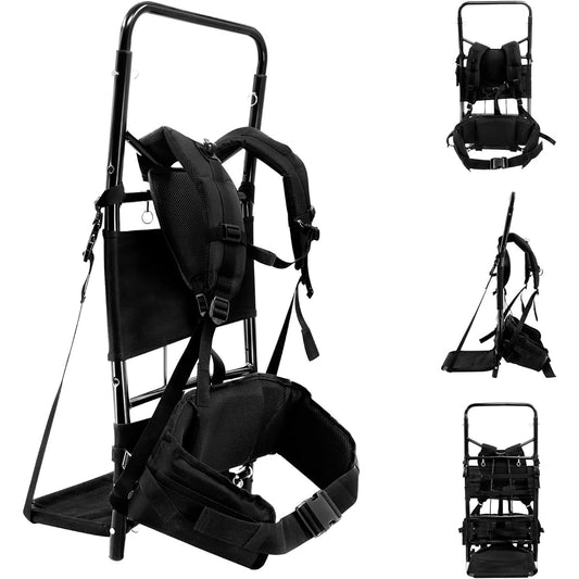 Super load 80kg, backpack with chassis, lightweight, backpack aid, backpack, carrying, fishing, carrying luggage, camping, mountain climbing, moving, folding