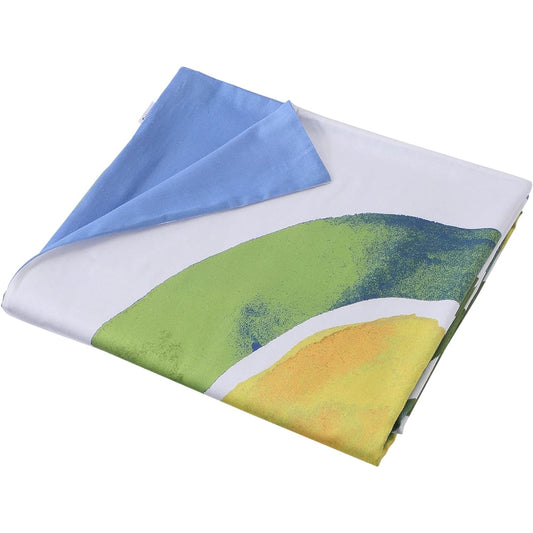 Nishikawa Duvet Cover, Single, Washable, 100% Cotton, Finlayson Kumpura, Quick Snap, Easy to Put On and Take Off, Reversible, Made in Japan, Yellow PI03700605