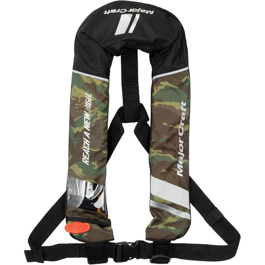 Major Craft Life Jacket Vest Type Automatic Inflating Type Approved by the Ministry of Land, Transport and Tourism Type A Free MCLJ-2520RS
