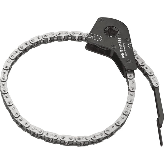 HAZET Oil Filter Chain Wrench 1 Piece Square Hollow 12.5mm [Regular Japanese Import Product] 2171-8LG