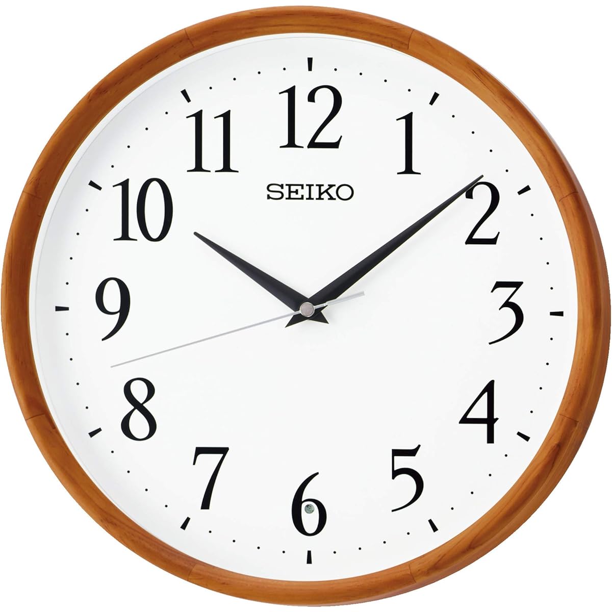 Seiko Clock Wall Clock Natural Radio Brown Wood Diameter 320 x 52mm KX264B