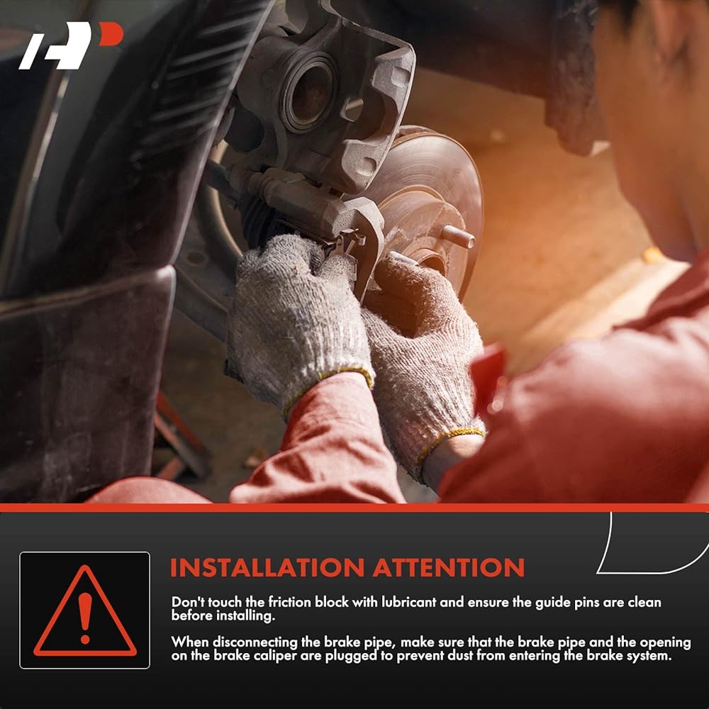 A -PREMIUM Disc Brake Chariper Assembly Compatible with Subaru Model -Impreza WRX/WRX TR/WRX Limited 2006-2007 2.5L Turbo Charger -Front Left Ride seat side