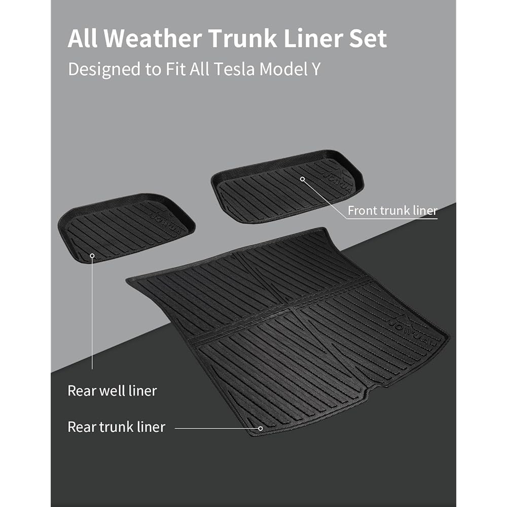 JOWUA model y Model Y all-weather trunk liner (compatibility with right-hand drive vehicles cannot be guaranteed)