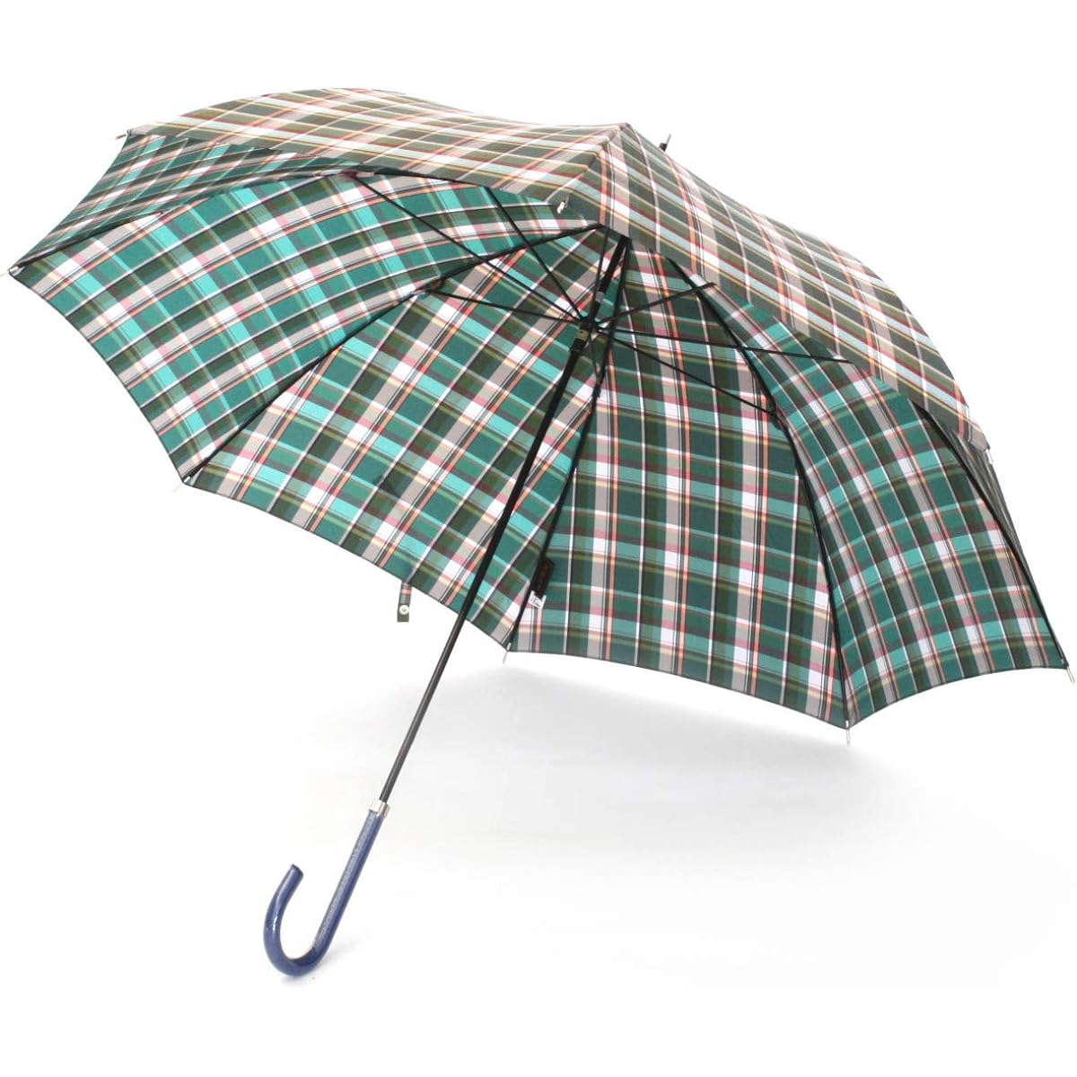 Makita Shoten Long Umbrella Retro Check Madras Check