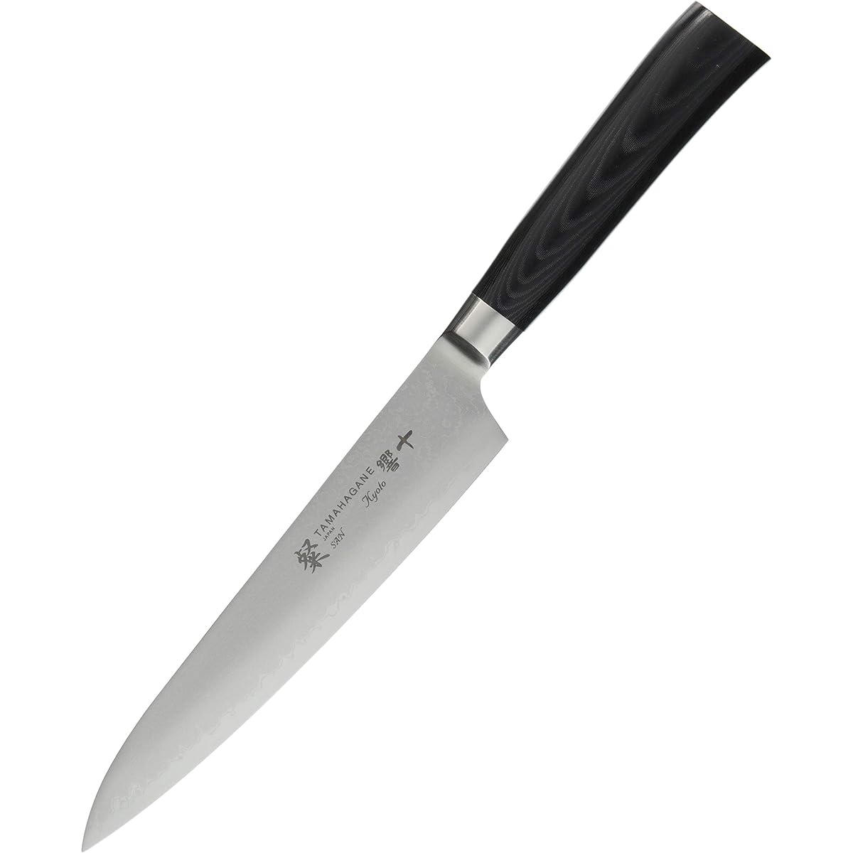 Kataoka Manufacturing Petty Knife Black 150mm TAMAHAGANE Kyoju SNK-1107