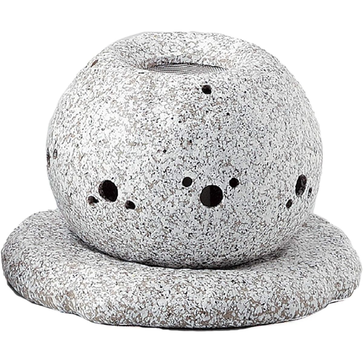 Yamaki Ikai Yamabo Stone Style Electric Tea Incense Burner, Diameter 14cm, Gray F-1624/G1622
