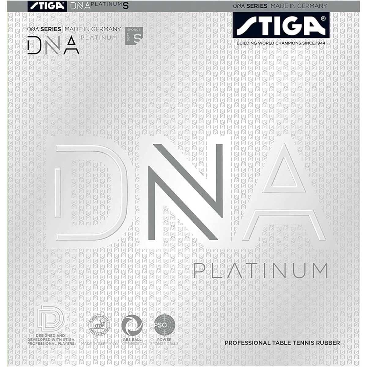 STIGA Table Tennis Rubber Tension Back Soft DNA Platinum S