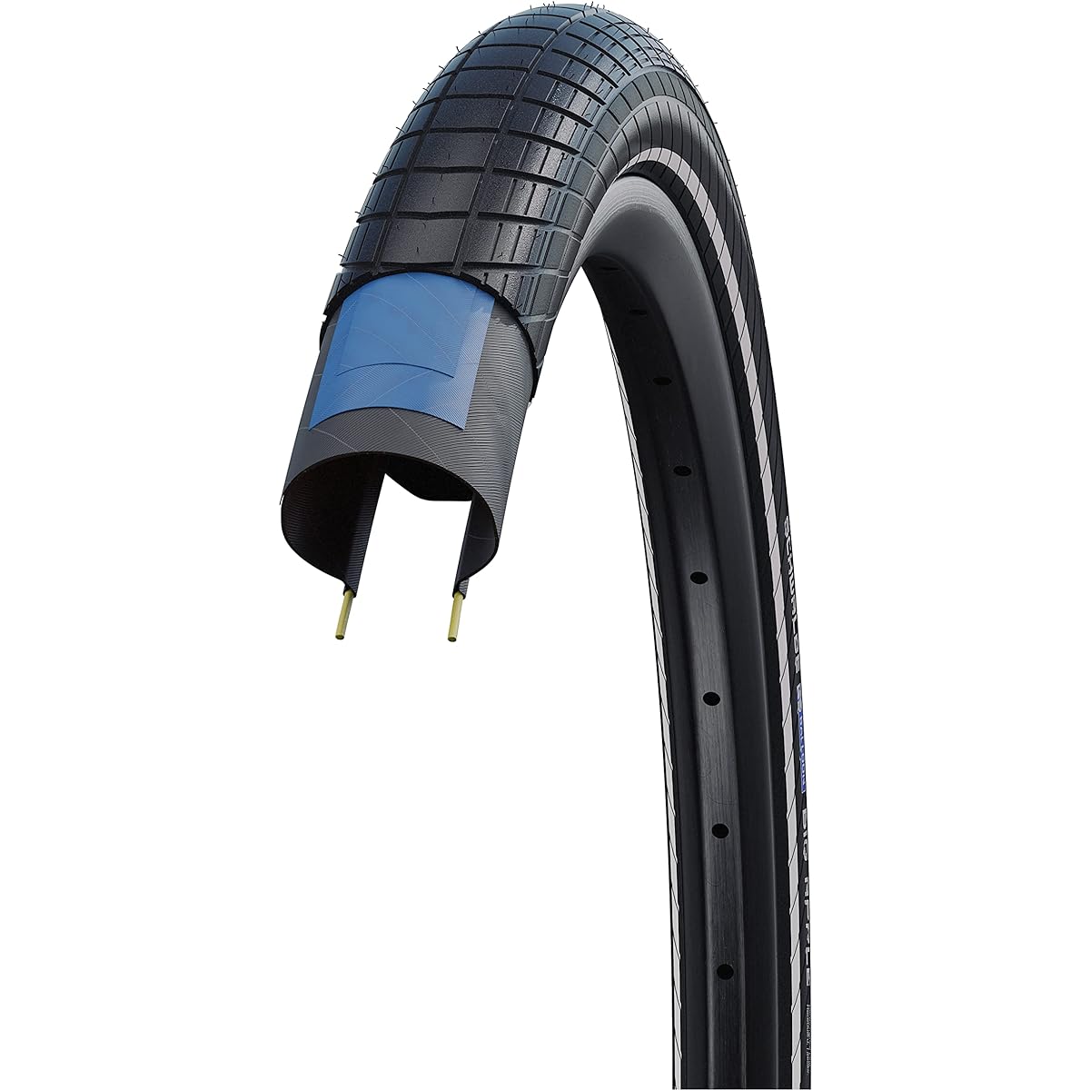 SCHWALBE [Genuine] Big Apple 29(28) x 2.00 Black Reflex Clincher Tire [Urban/Balloon Bike/City Riding]