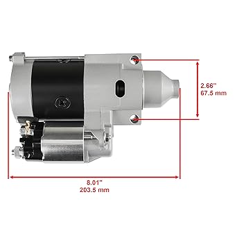 Caltric Starter John Deere Tractor LT190 LX277 LX280 LX288