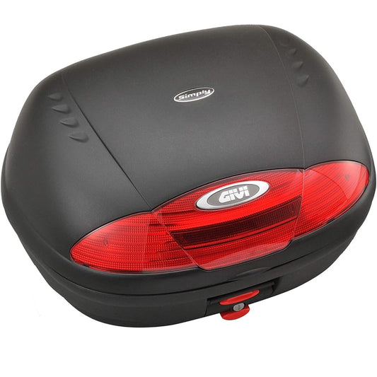 GIVI Motorcycle Rear Box Monolock 45L SIMPLY2 Series E450N Red Lens 68053