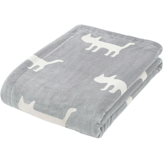 nishikawa [Nishikawa] Atsuko Matano Reversible Bucket Single Washable MT3655 Silhouette Cat Gray FQ03905023
