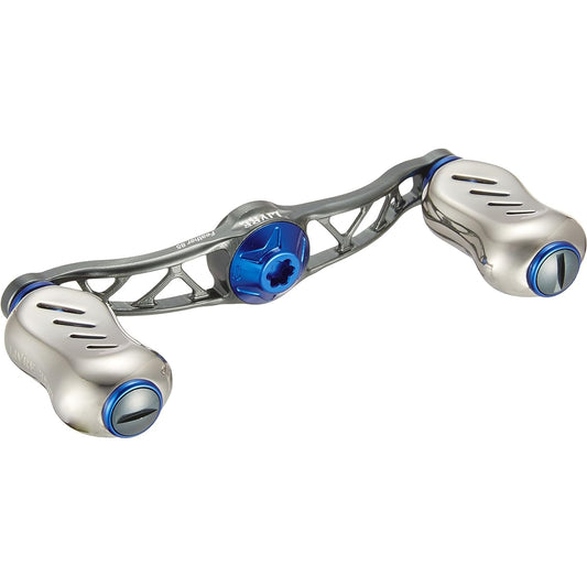 LIVRE Reel Crank Feather 85 (for left-handed) for Shimano (Gunmetal P + Blue G)