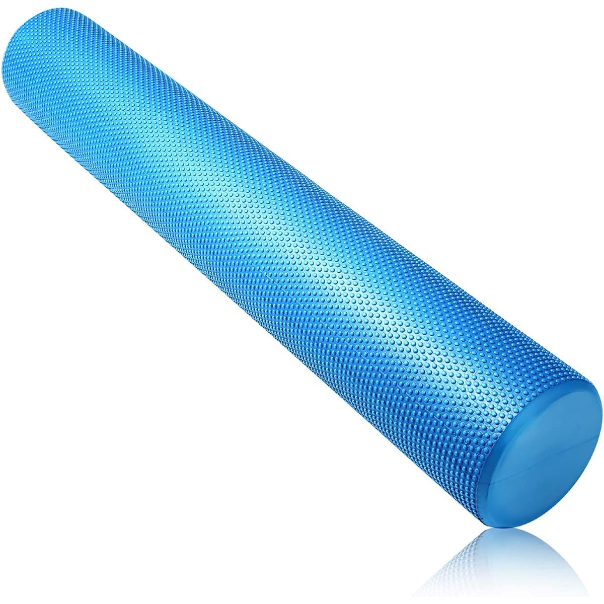 Fungoal Foam Roller [Blue] Shoulder Blade Back Stretch "Manual Included" Core Balance Yoga Pole Myofascial Release