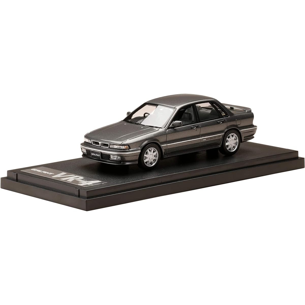 MARK43 1/43 Mitsubishi Galant VR-4 (E39A) 1990 Chateau Silver Finished Product