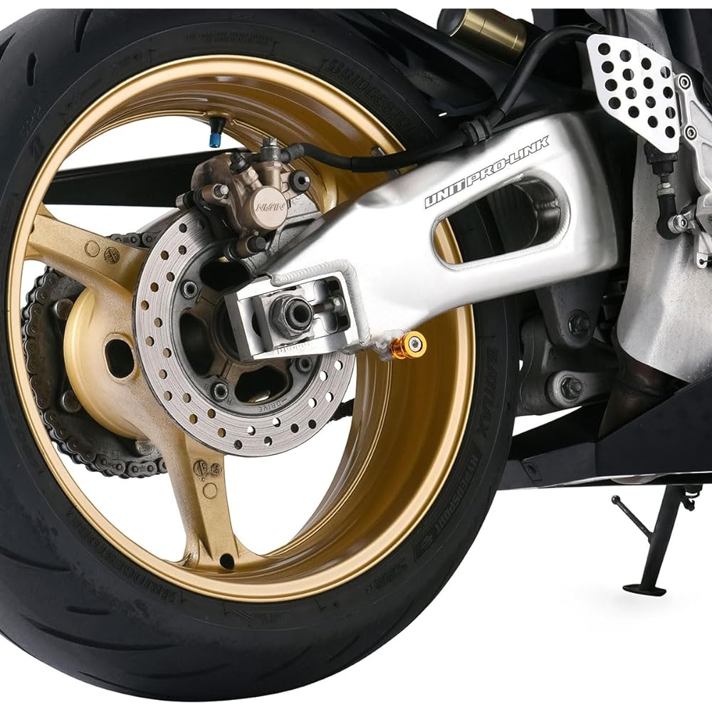ZETA swing arm spool (for U, V receiving type) M6 x 35mm general purpose (YAMAHA) titanium color ZS93-1408