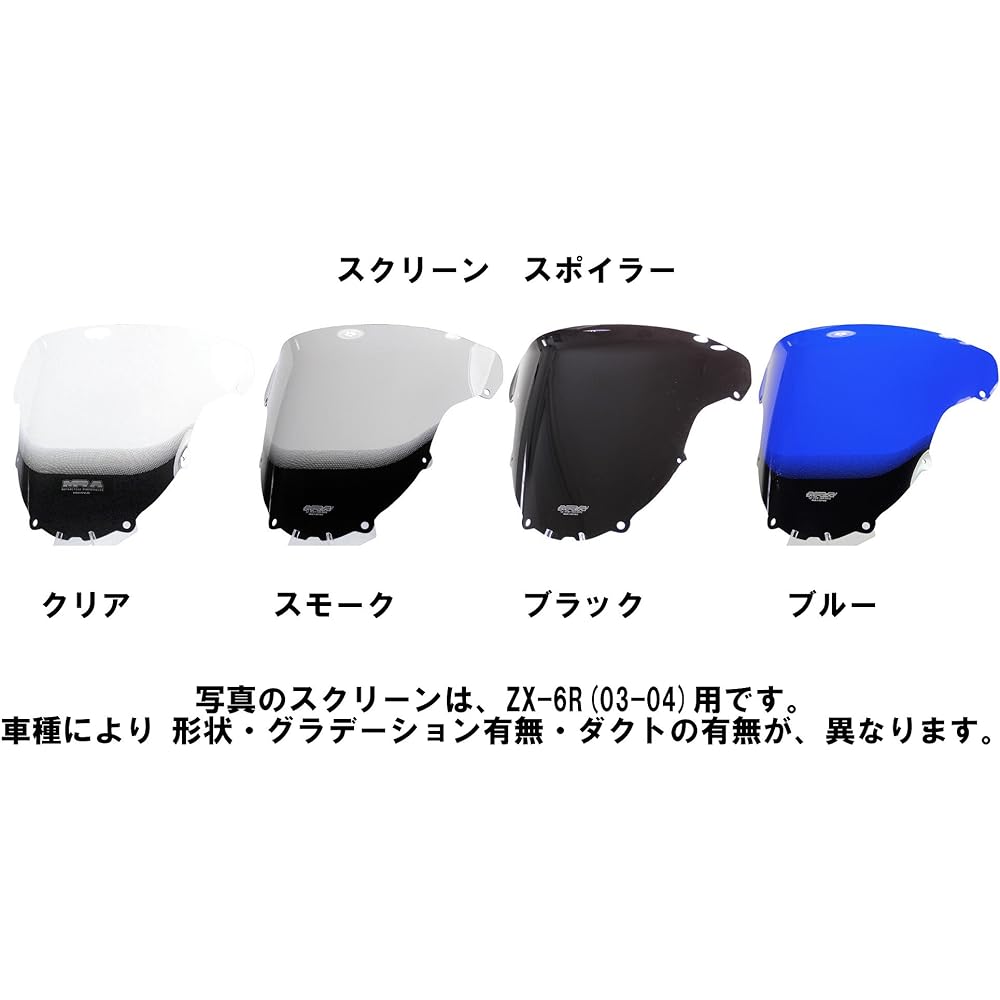 MRA Screen Spoiler Black CB1300SB(05-13) MS049K
