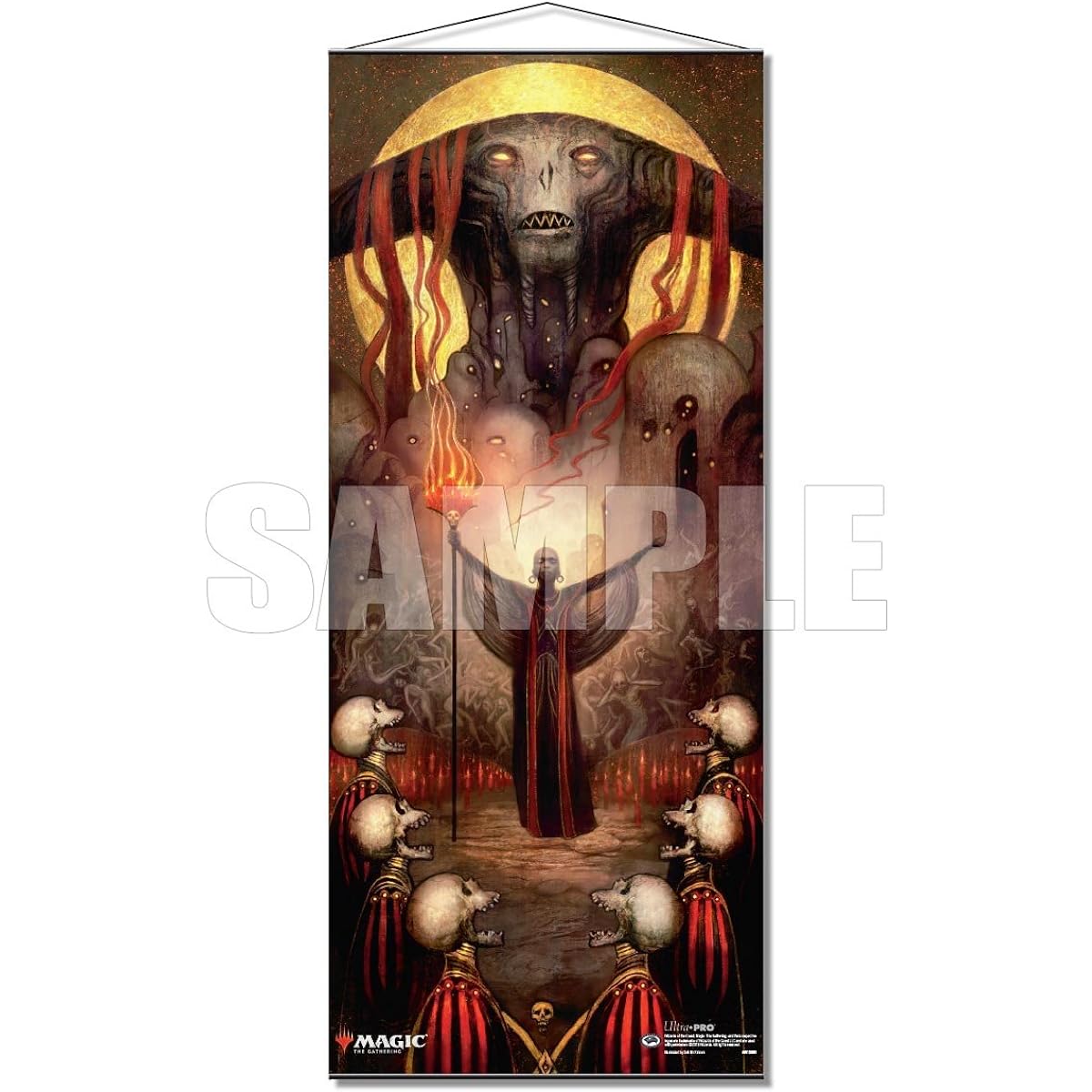 Official Magic: The Gathering Ritual of Belzenlok Saga Wall Scroll