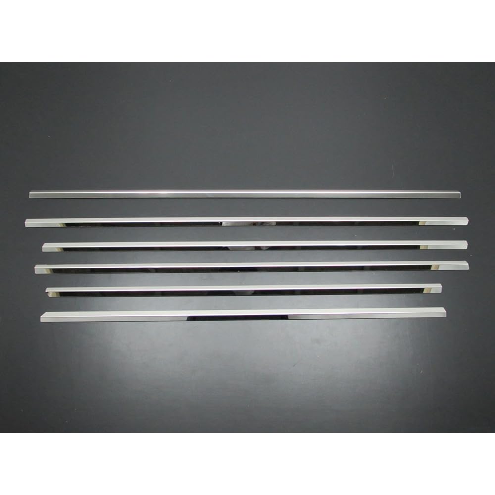 BRIGHTZ Land Cruiser Cygnus 100 101 Wagon Super Mirror Stainless Plated Window Frame Trim 6PC [WIN-SIL-124] UZJ100W HDJ101K UZJ100W HDJ101K Land Cruiser 100 11279