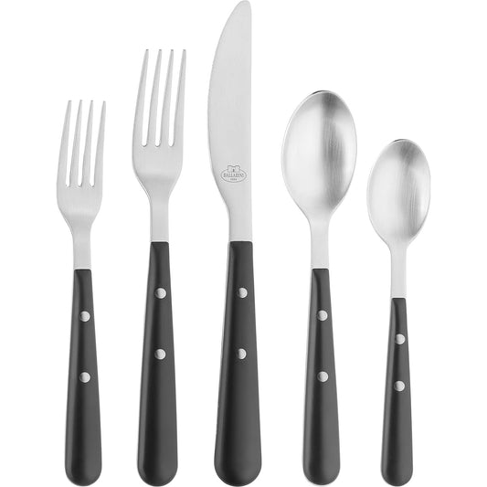 Ballarini Ballarini "Avola Cutlery 20pc Set Black" Tableware Set [Authorized Japanese Product] Ballarini Flatware Avola 01220-320
