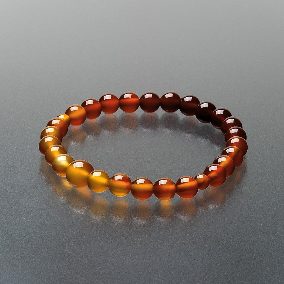Buddhist Altar Shop Takita Shoten Specially Selected Bracelet Prayer Beads Natural Stone Bracelet◆Agate (Agate) Gradation 7mm Ball◆Bead Bracelet, Prayer Bead Bracelet, Prayer Beads, Bracelet Prayer Beads, Power Stones, Amulet [Certificate issued by Takit