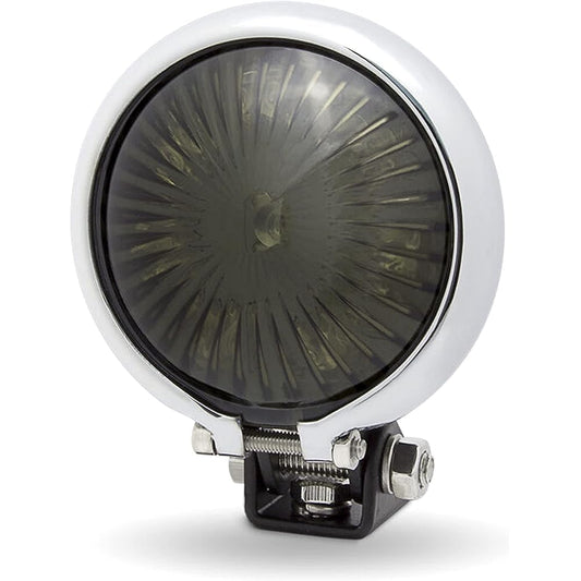 Motorcycle Stop Light Tail Light LED Black Chrome Besel Retro Custom Project