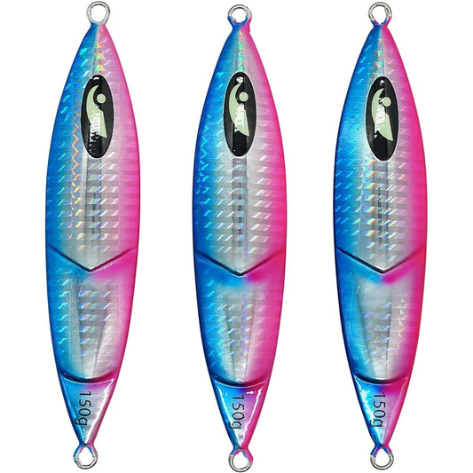 The definitive guide to slow jigging! Jig-only set of 3 Seafloor Jig Para Parafall Cranking Control Metal Jig SLJ