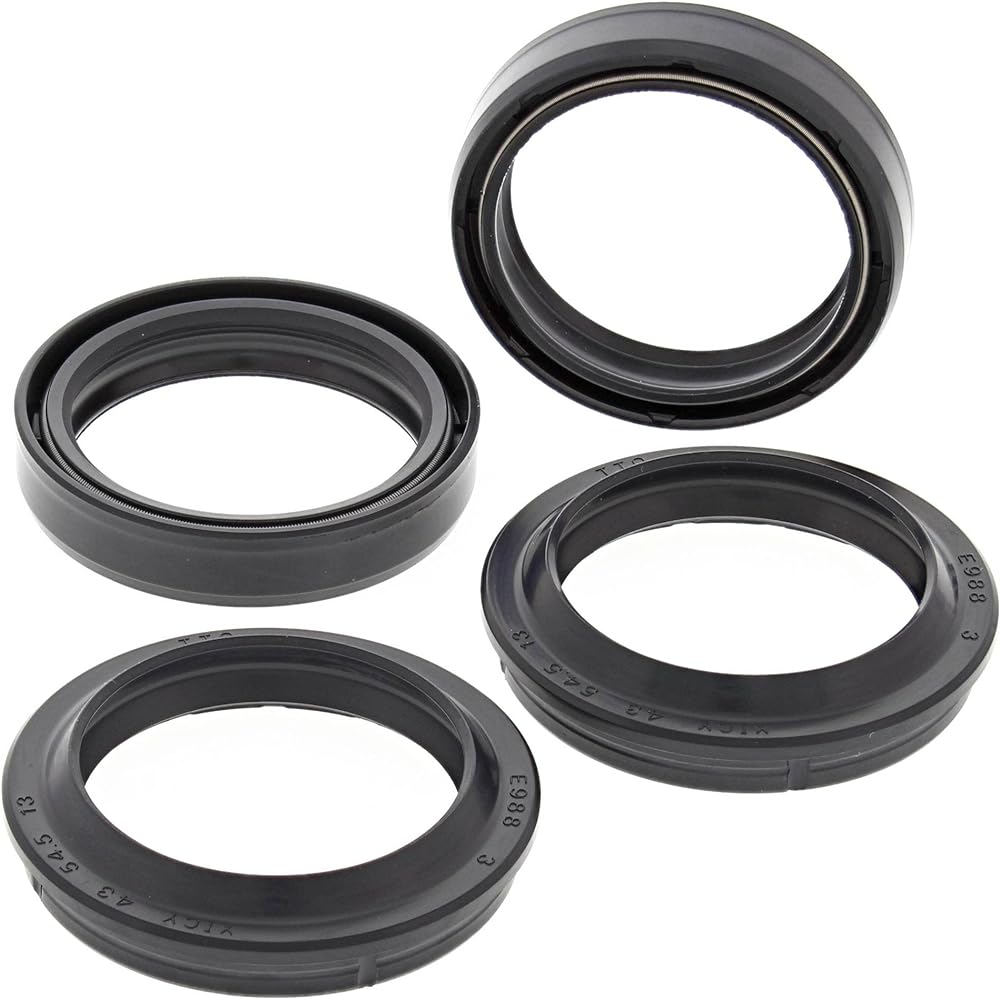All Balls Racing 56-133 Fork & Dust Seal Kit Compatible/Replacement for Aprilia, Buell, Caviga, Honda, Kawasaki, Suzuki