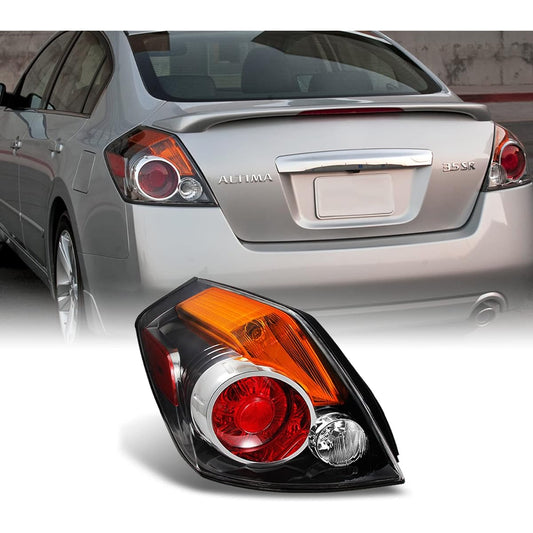 2007- 2012 Altima 4 Door Sedan Chrom Tail Light Tail Lamp Lamp Ramp Driver Configures on the left assembly.