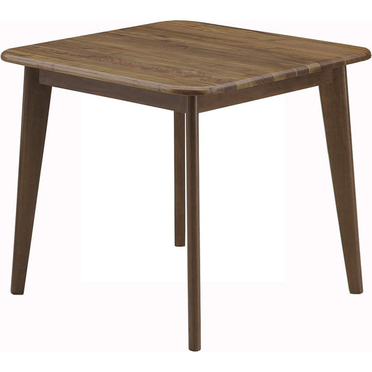 Sekikagu Dining Table Brown Width 80 x Depth 80 x Height 71cm Solid Walnut 201104