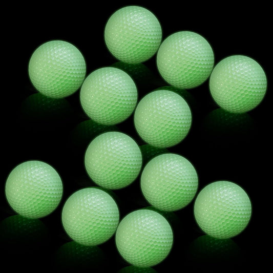 MITUKE Night Golf Ball Fluorescent Golf Ball [2021 New Golf Practice Ball] Golf Ball Night Golf Fluorescent Color (12 pieces)
