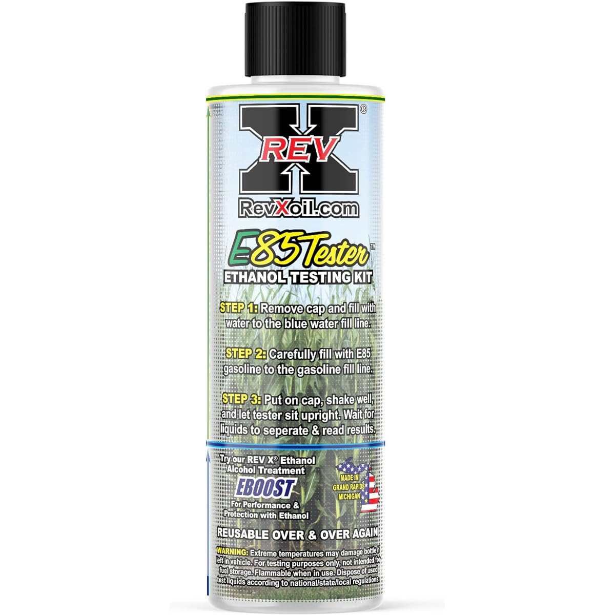REV X E85T0501 E85 Gasoline tester -Easy -to -use ethanol test kit